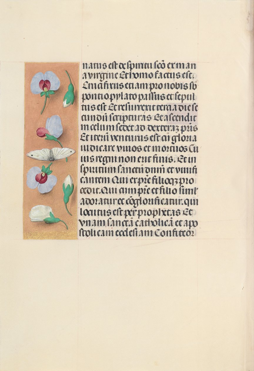 Izabella katolikus királyné, spanyol királynő órái: Fol. 91v, c. 1500. alkotó: Master of the First Prayerbook of Maximillian
