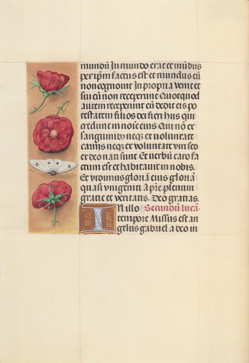 Izabella katolikus királynő, Spanyolország királynőjének órái:  Fol. 93v alkotó: Master of the First Prayerbook of Maximillian