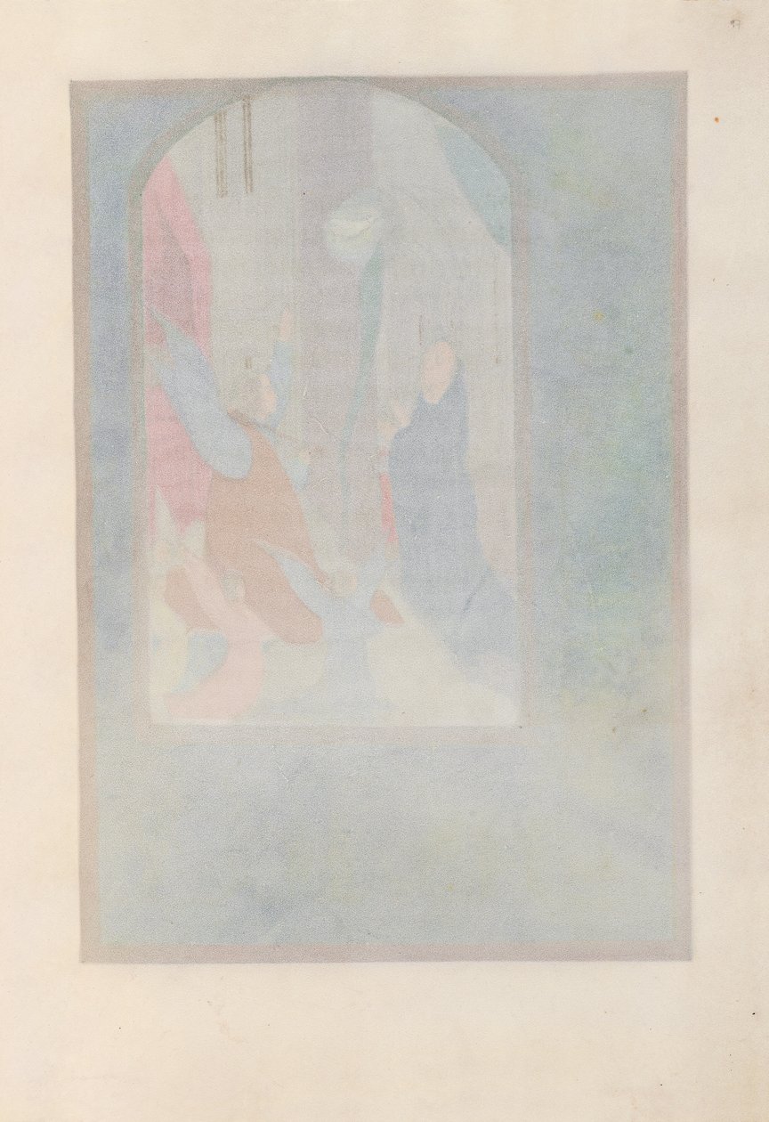 Izabella katolikus királyné, spanyol királynő órái: Fol. 97r, c. 1500. alkotó: Master of the First Prayerbook of Maximillian