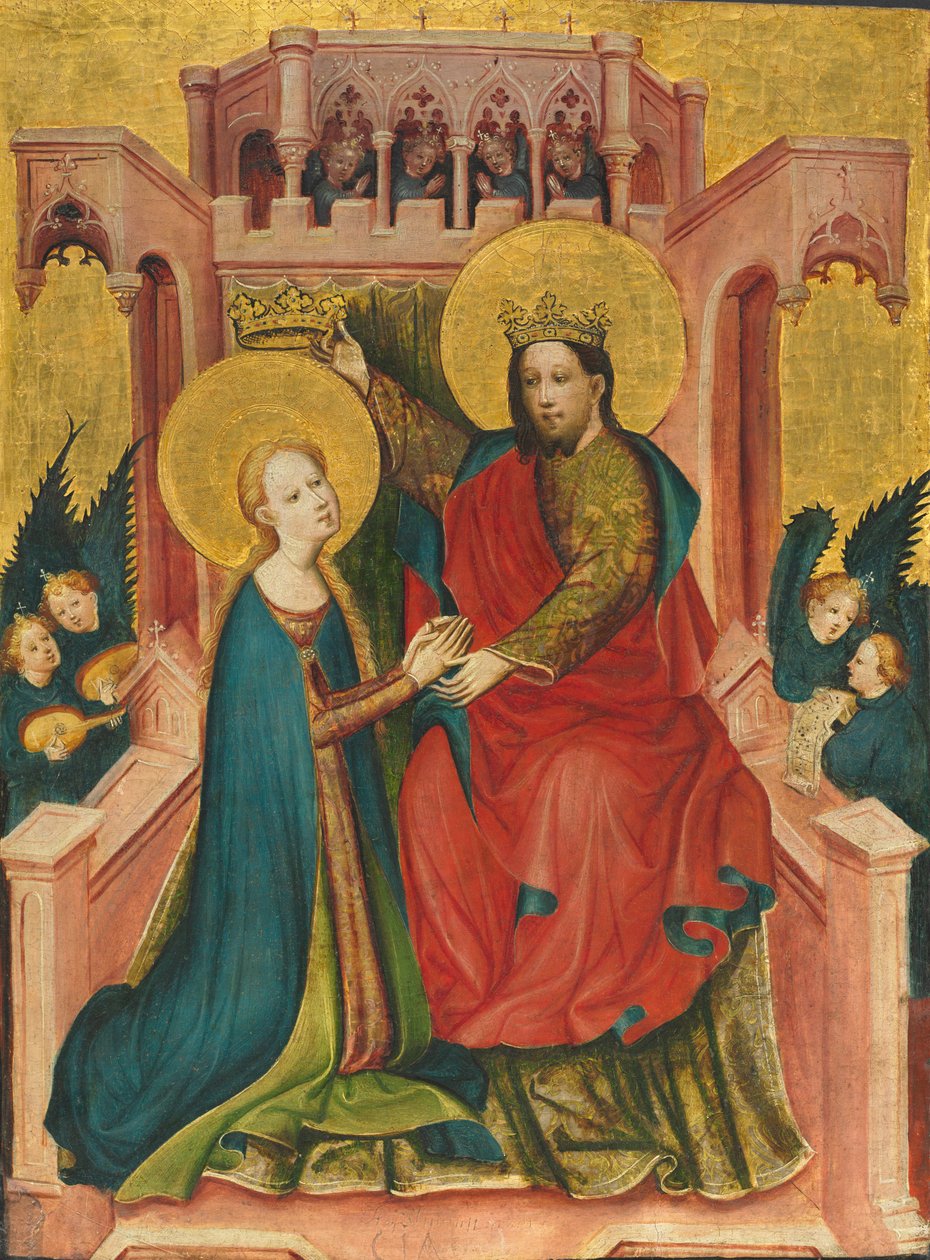 Szűz koronázása alkotó: Master of the Fröndenberg Altarpiece
