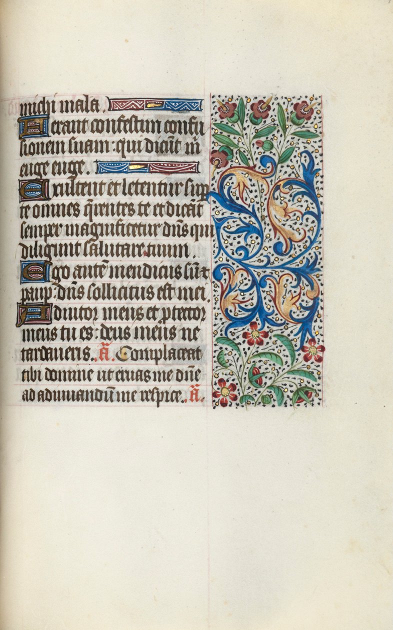 Órakönyv (roueni használat): fol. 127r alkotó: Master of the Geneva Latini