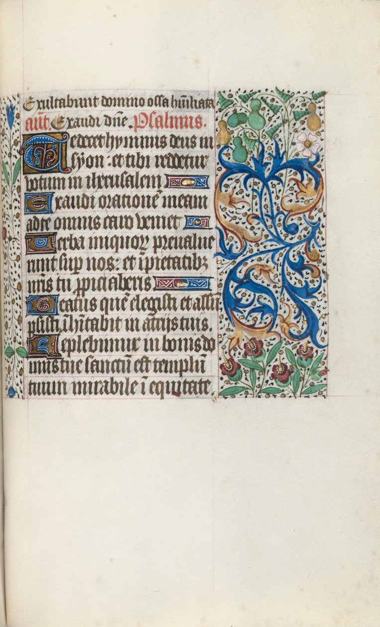 Órakönyv (roueni használat): fol. 136r alkotó: Master of the Geneva Latini