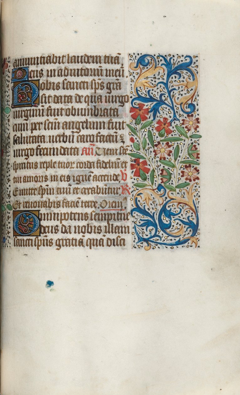 Órakönyv Rouen használata: fol. 100r, c. 1470. alkotó: Master of the Geneva Latini