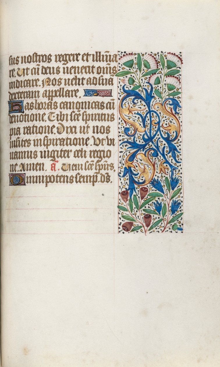 Órakönyv Rouen használata: fol. 102r, c. 1470. alkotó: Master of the Geneva Latini