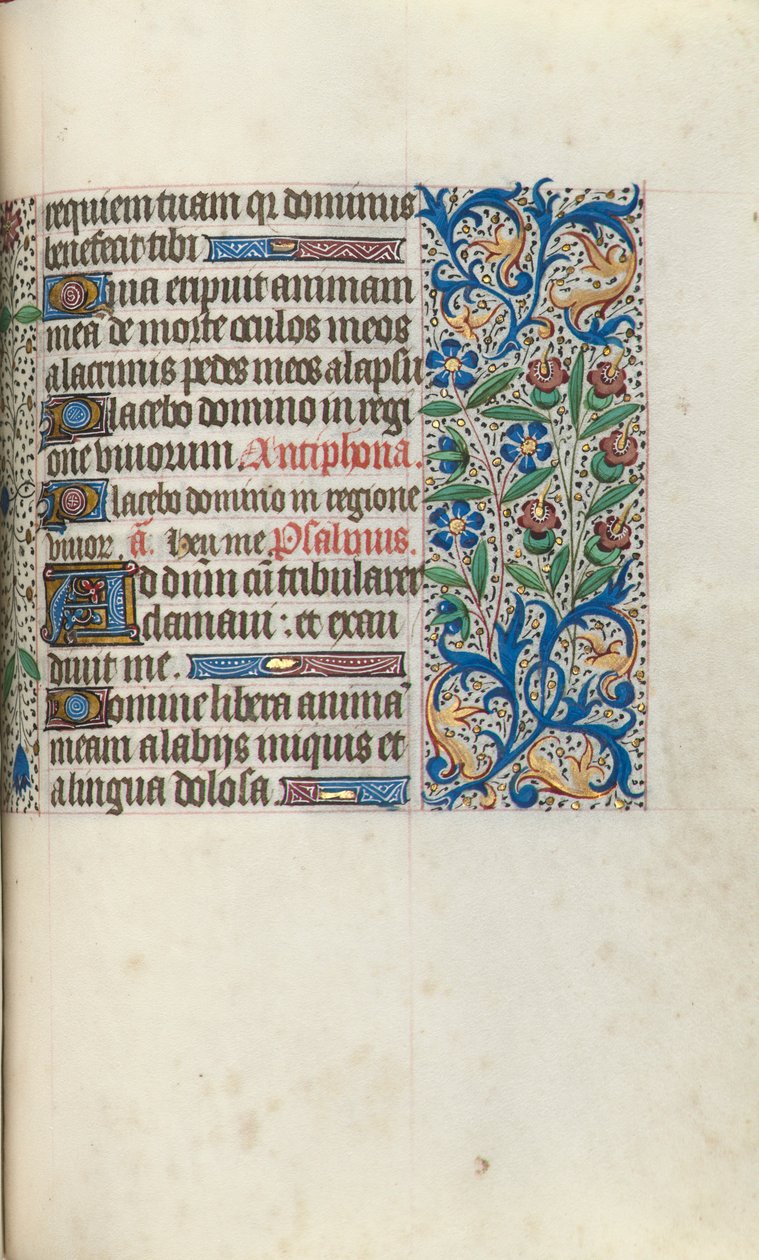 Órakönyv Rouen használata: fol. 104r, c. 1470. alkotó: Master of the Geneva Latini