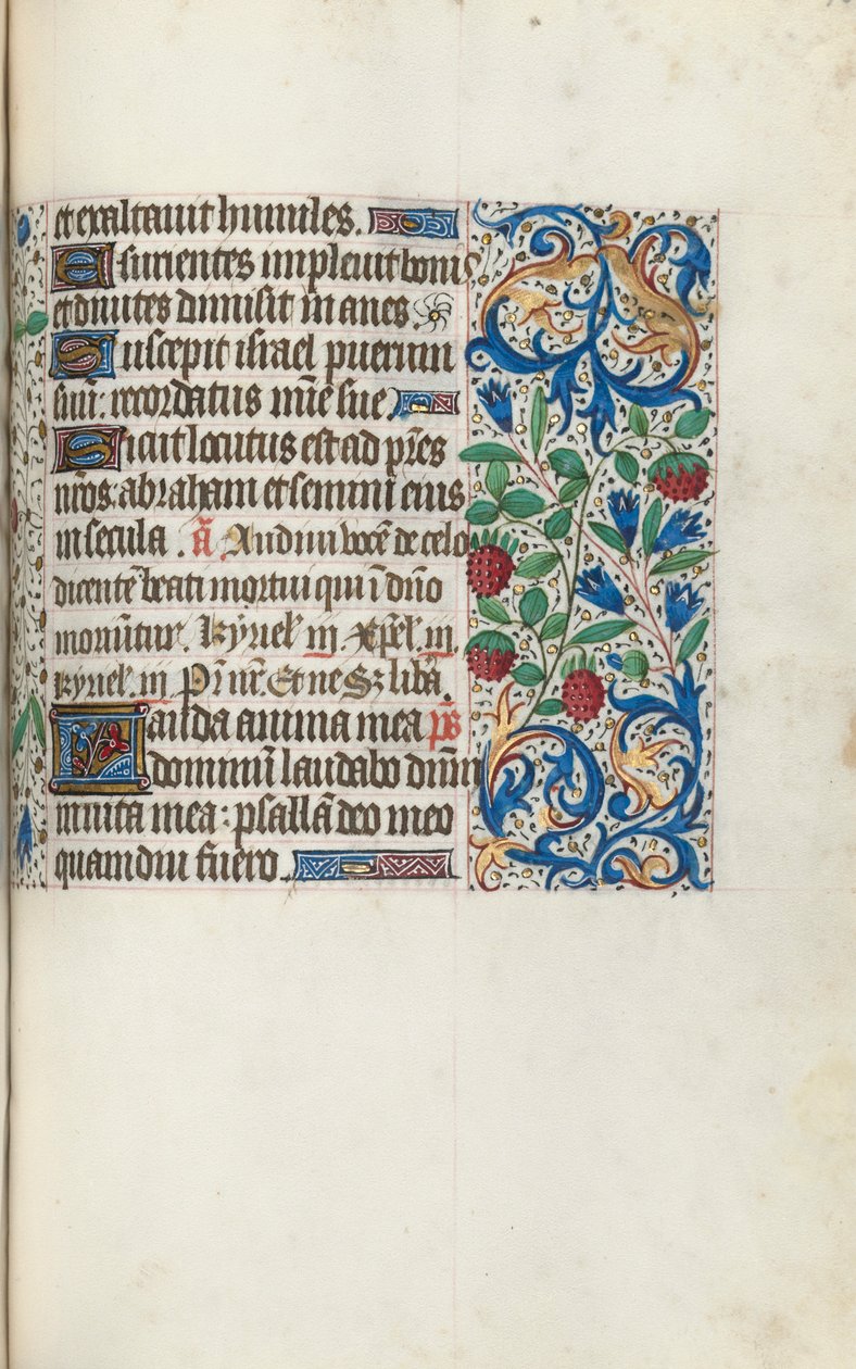 Órakönyv Rouen használata: fol. 108r, c. 1470. alkotó: Master of the Geneva Latini