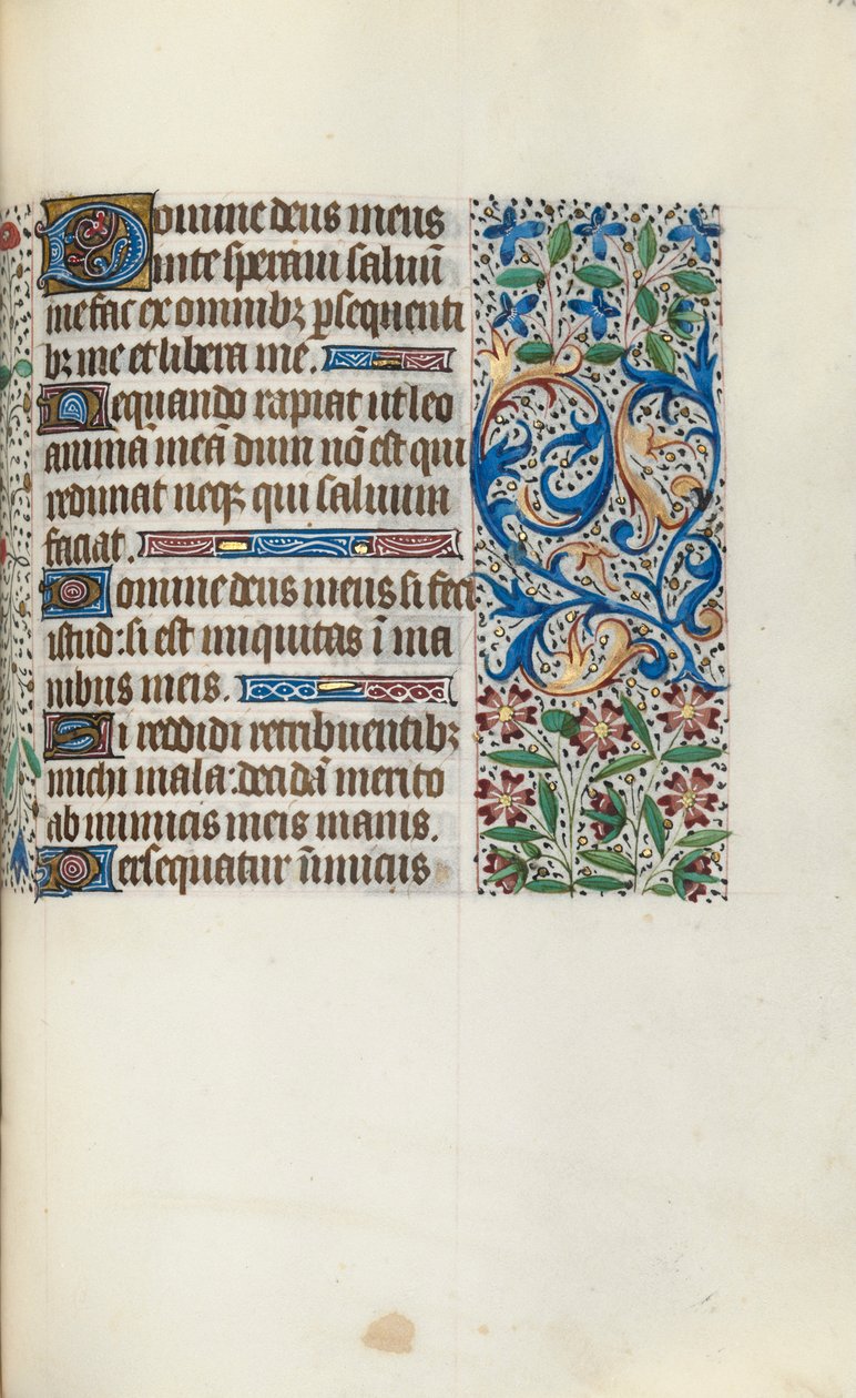 Órakönyv Rouen használata: fol. 113r, c. 1470. alkotó: Master of the Geneva Latini