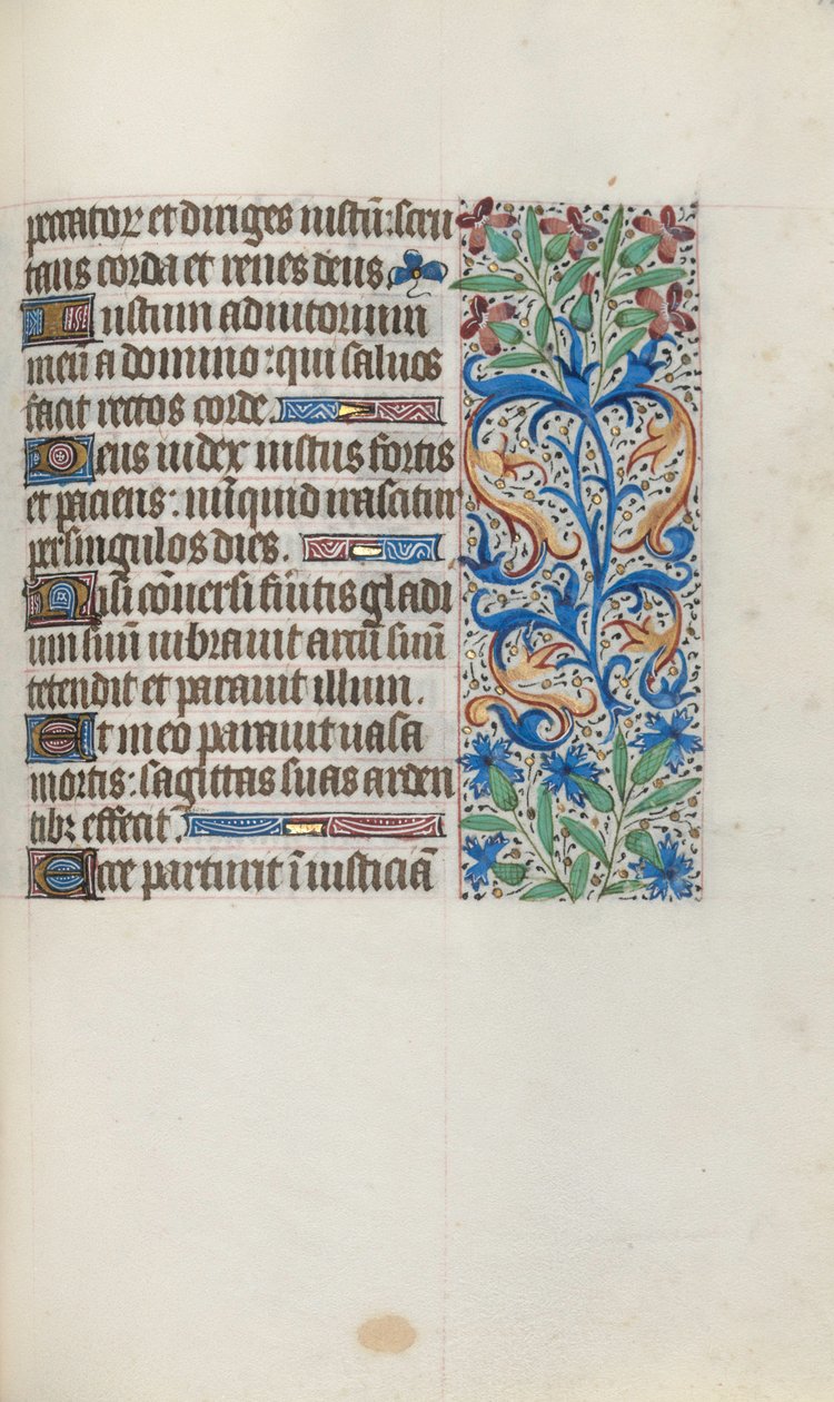 Órakönyv Rouen használata: fol. 114r, c. 1470. alkotó: Master of the Geneva Latini