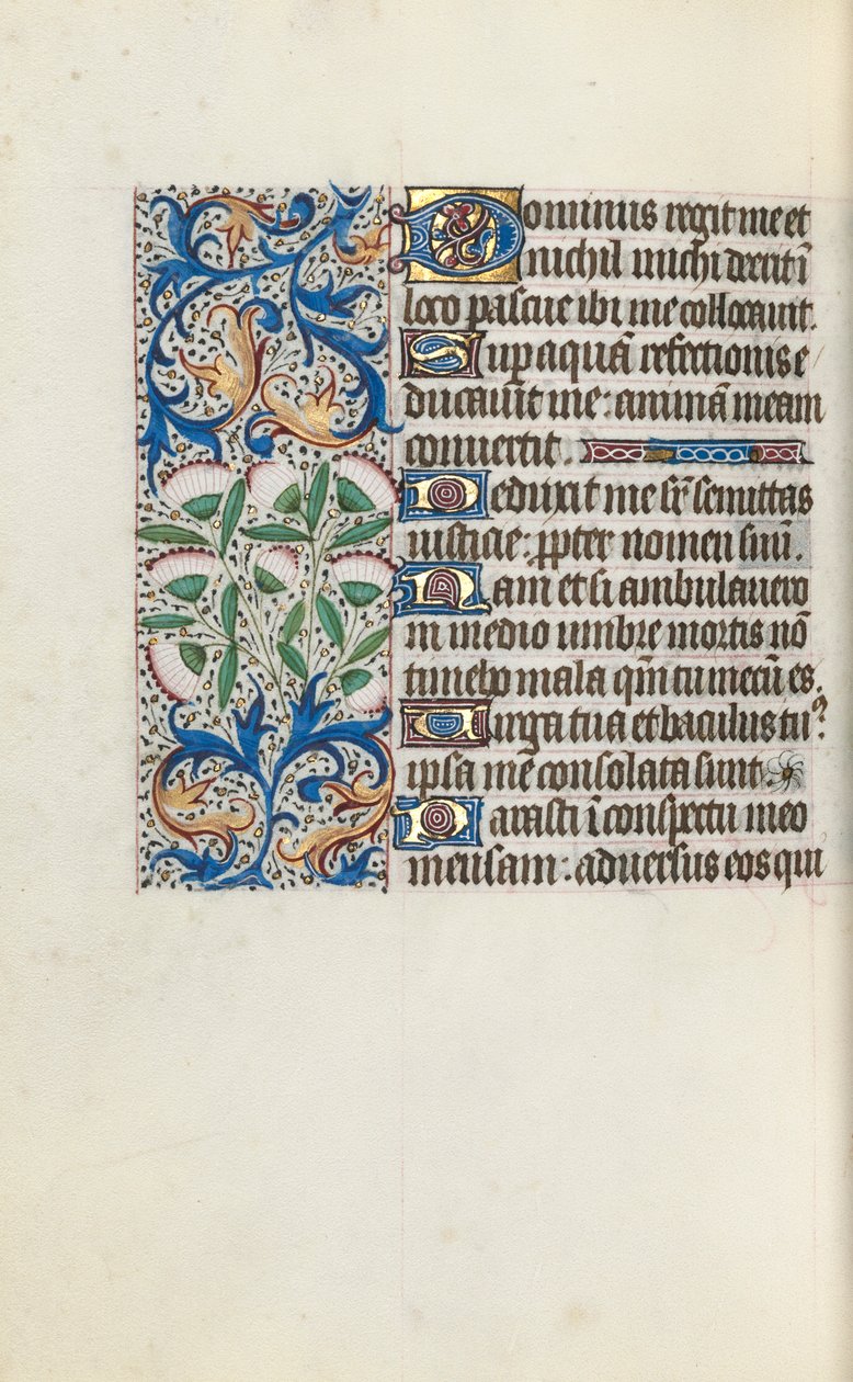 Órakönyv Rouen használata: fol. 117v, c. 1470. alkotó: Master of the Geneva Latini