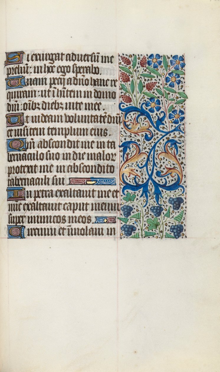 Órakönyv Rouen használata: fol. 121r, c. 1470. alkotó: Master of the Geneva Latini