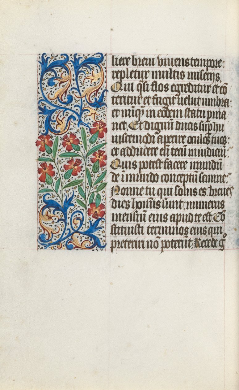 Órakönyv Rouen használata: fol. 123V, c. 1470. alkotó: Master of the Geneva Latini