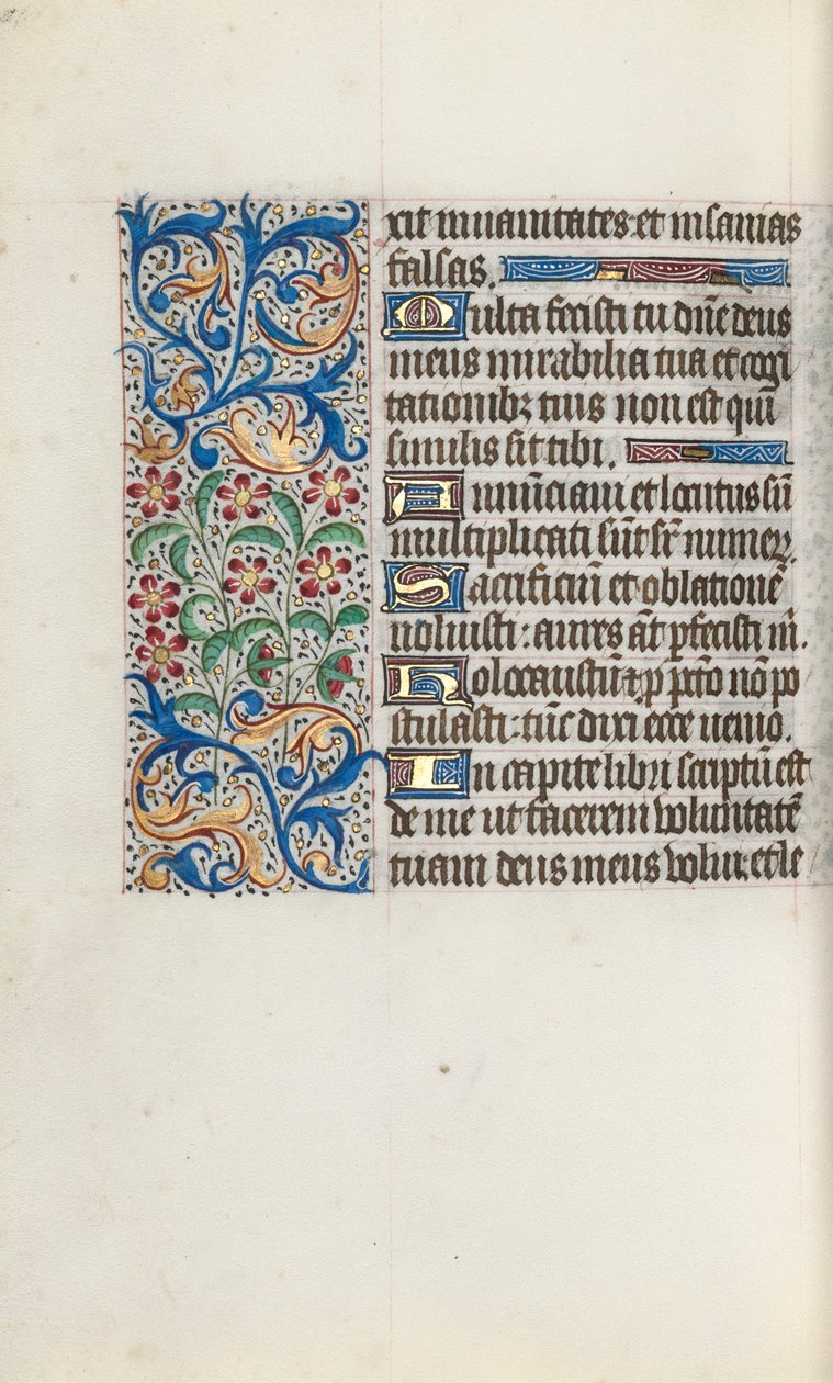 Órakönyv Rouen használata: fol. 125V, c. 1470. alkotó: Master of the Geneva Latini