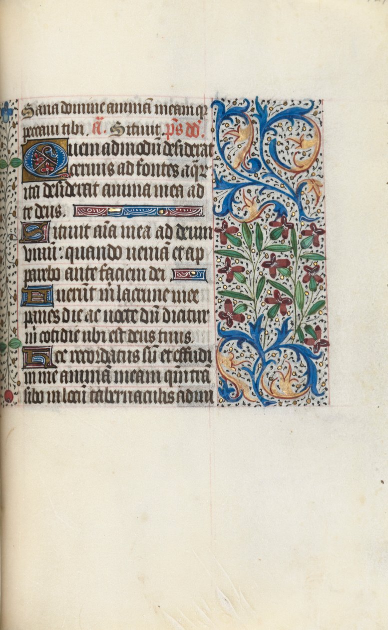 Órakönyv Rouen használata: fol. 129r, c. 1470. alkotó: Master of the Geneva Latini