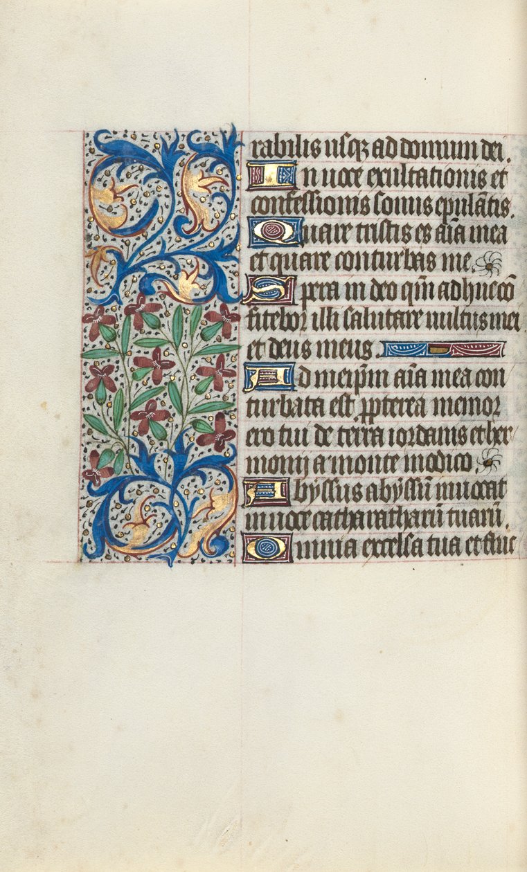 Órakönyv Rouen használata: fol. 129v, c. 1470. alkotó: Master of the Geneva Latini