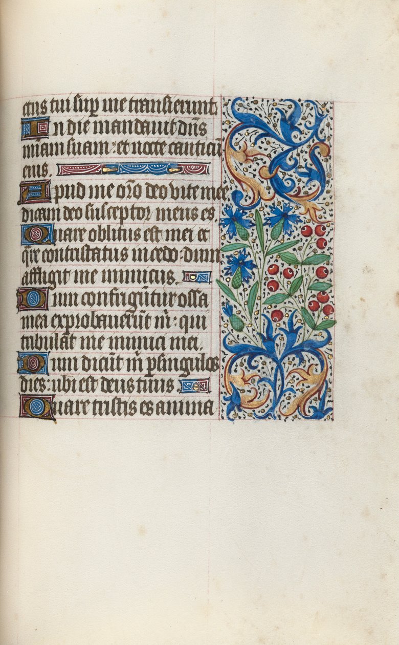 Órakönyv Rouen használata: fol. 130r, c. 1470. alkotó: Master of the Geneva Latini