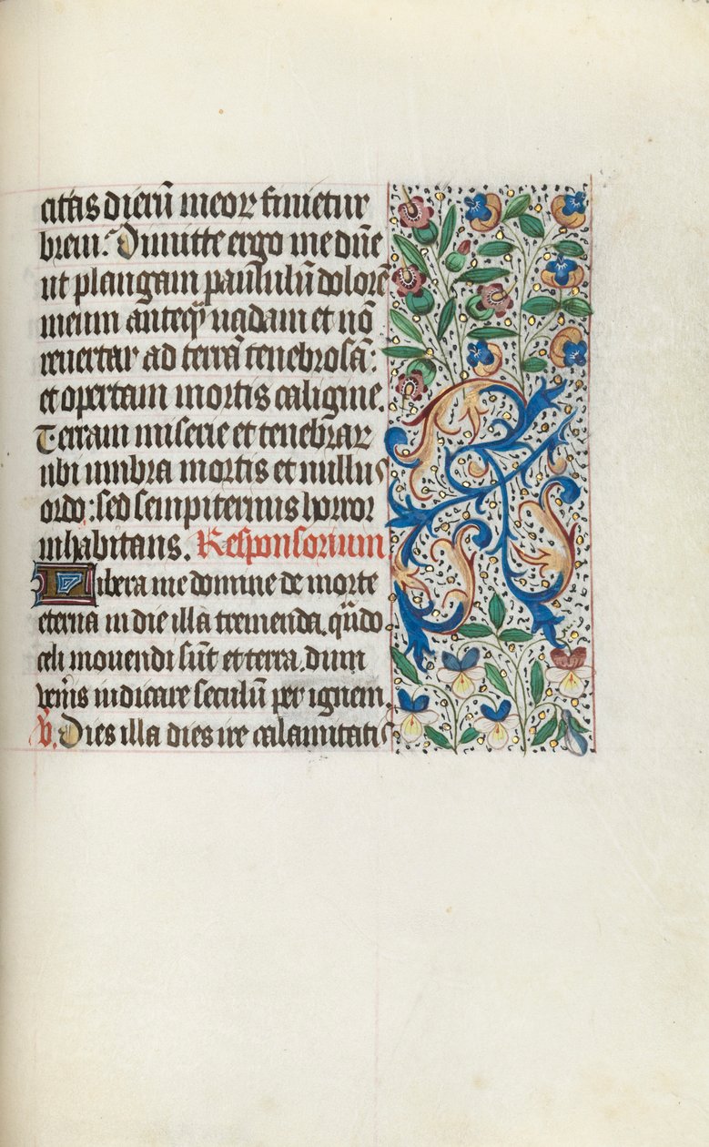 Órakönyv Rouen használata: fol. 133r, c. 1470. alkotó: Master of the Geneva Latini