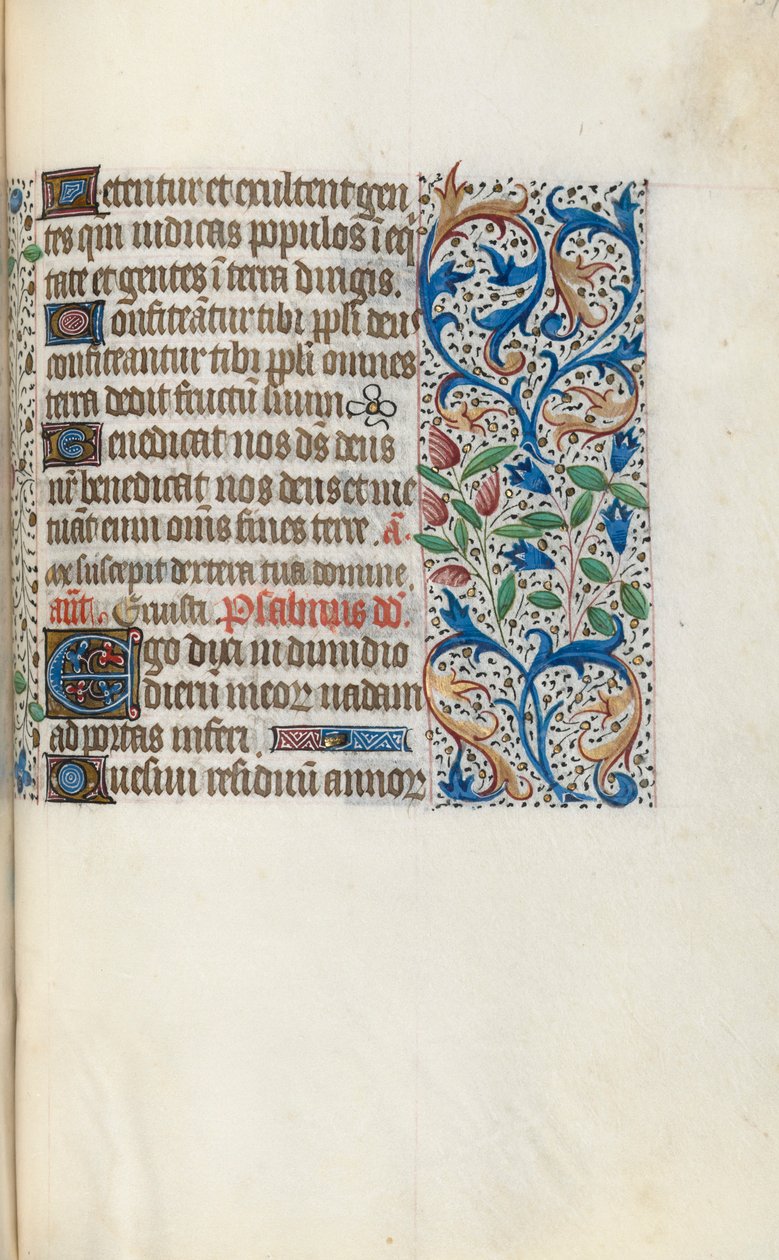 Órakönyv Rouen használata: fol. 139r, c. 1470. alkotó: Master of the Geneva Latini