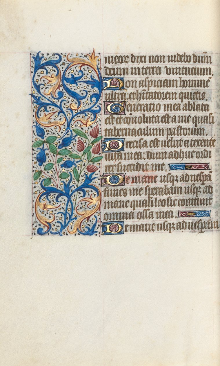 Órakönyv Rouen használata: fol. 139v, c. 1470. alkotó: Master of the Geneva Latini