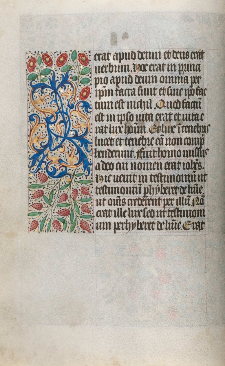 Órakönyv Rouen használata: fol. 13V, c. 1470. alkotó: Master of the Geneva Latini