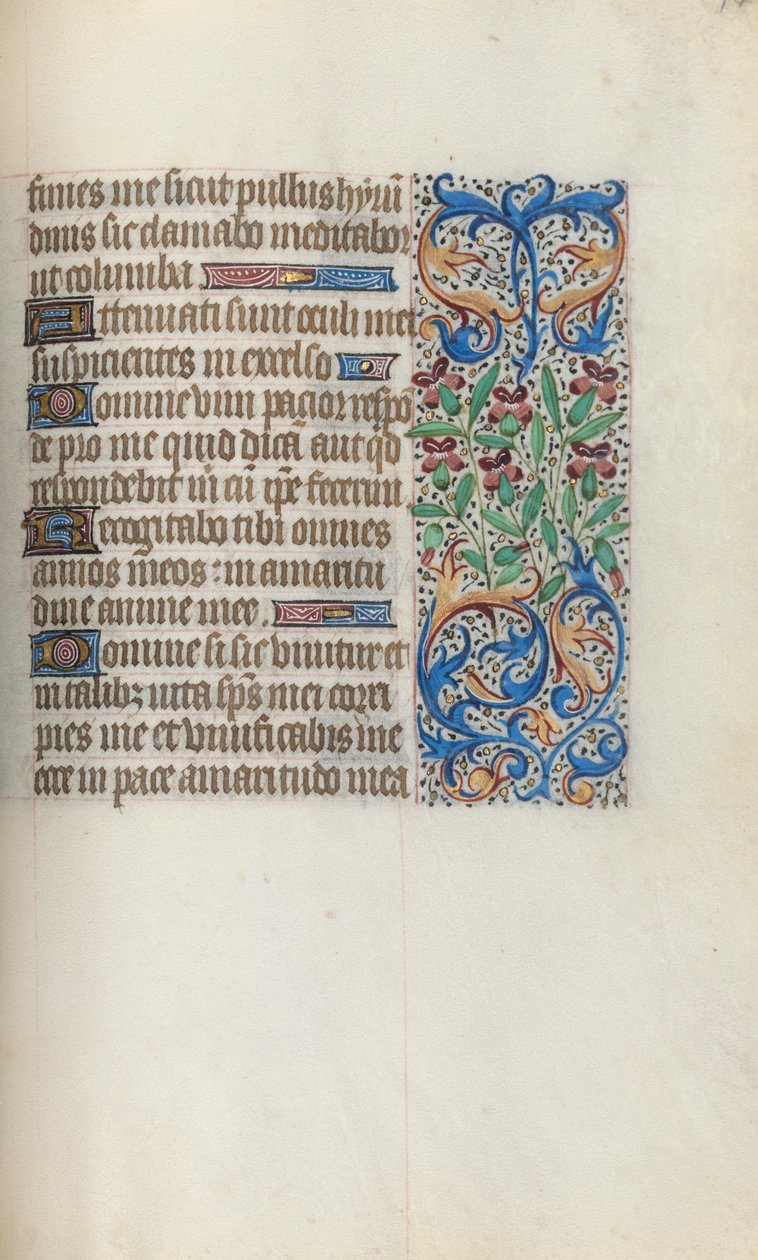 Órakönyv Rouen használata: fol. 140r, c. 1470. alkotó: Master of the Geneva Latini