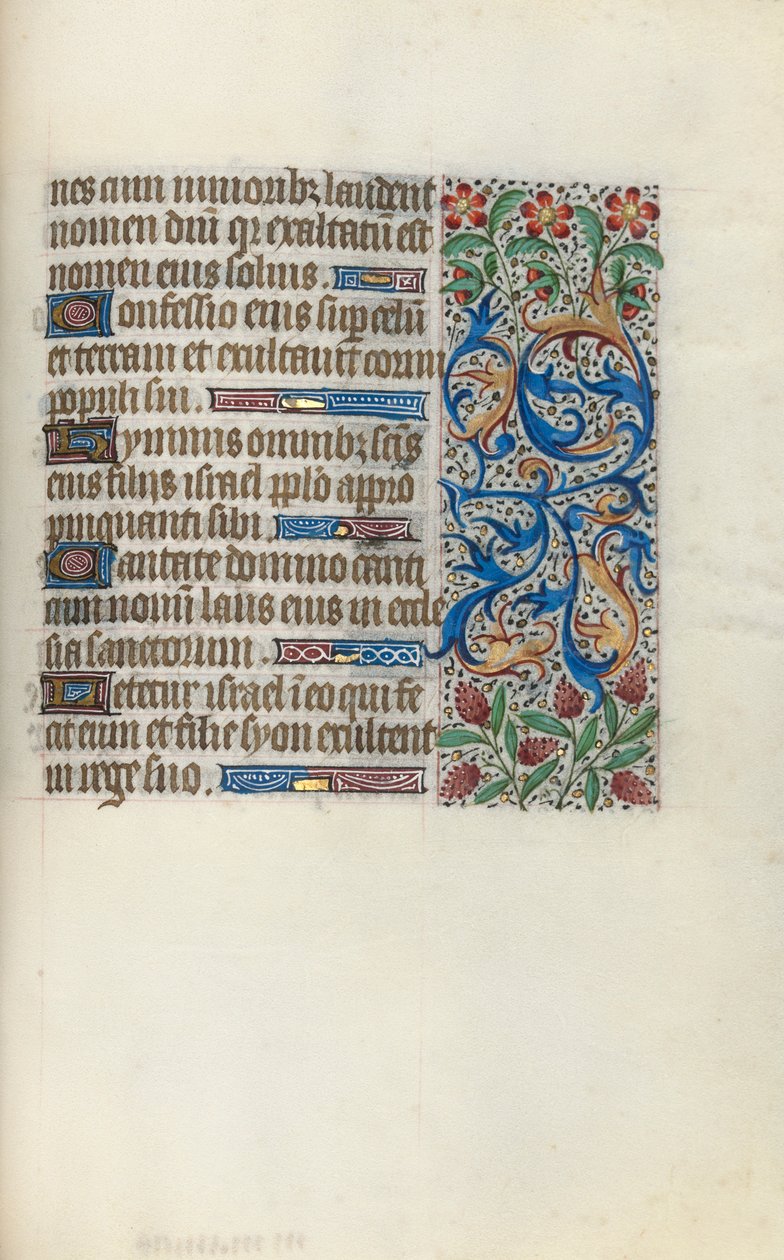 Órakönyv Rouen használata: fol. 142r, c. 1470. alkotó: Master of the Geneva Latini