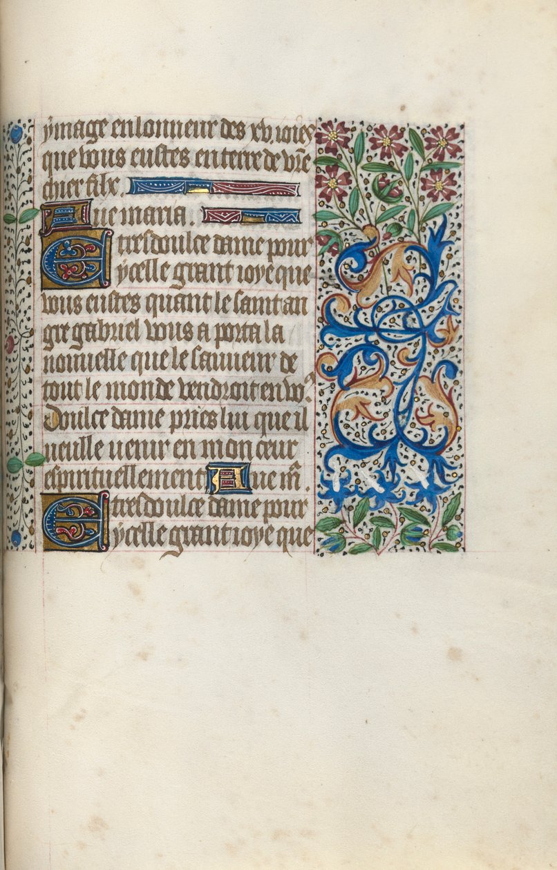 Órakönyv Rouen használata: fol. 147r, c. 1470. alkotó: Master of the Geneva Latini