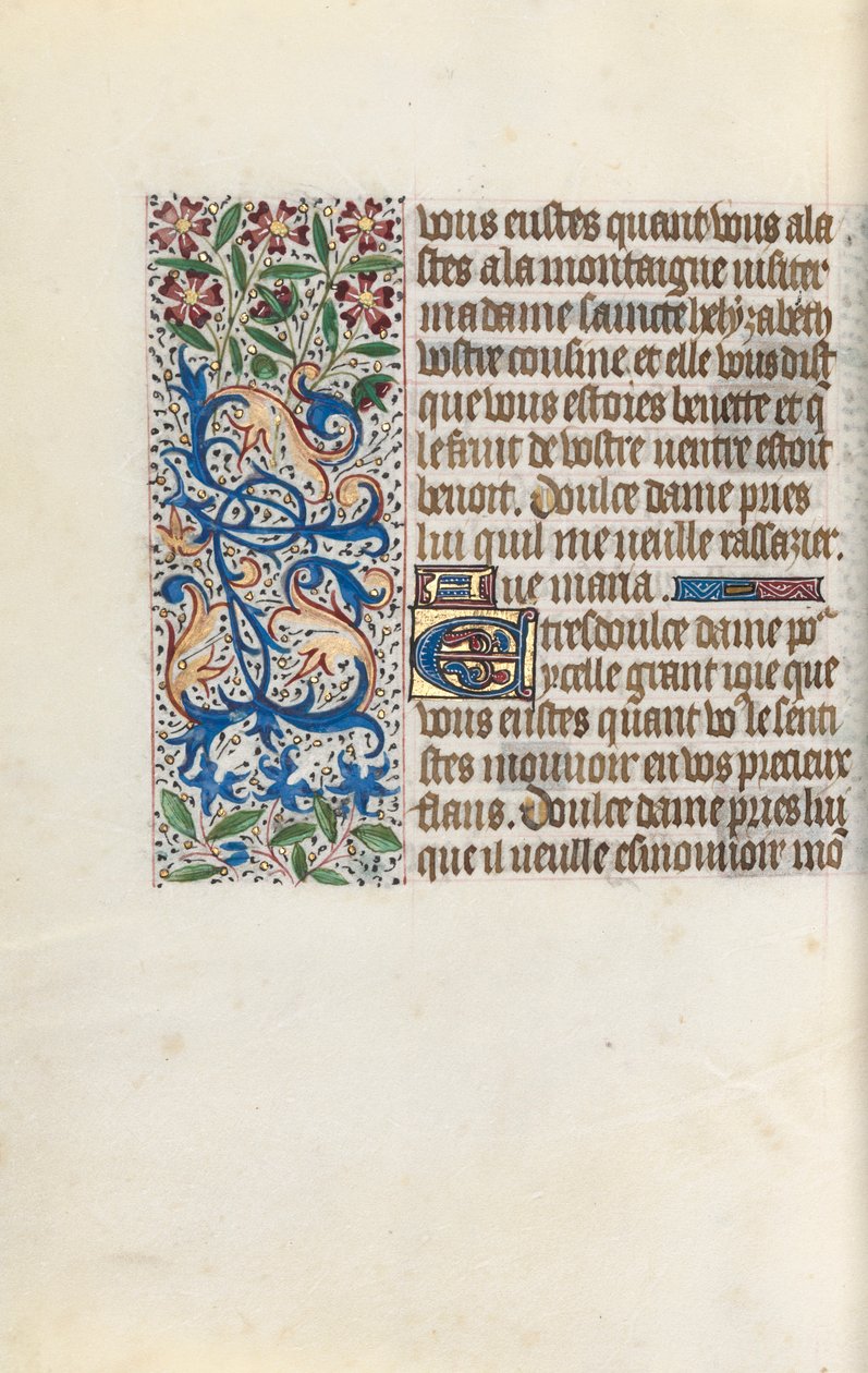 Órakönyv Rouen használata: fol. 147v, c. 1470. alkotó: Master of the Geneva Latini