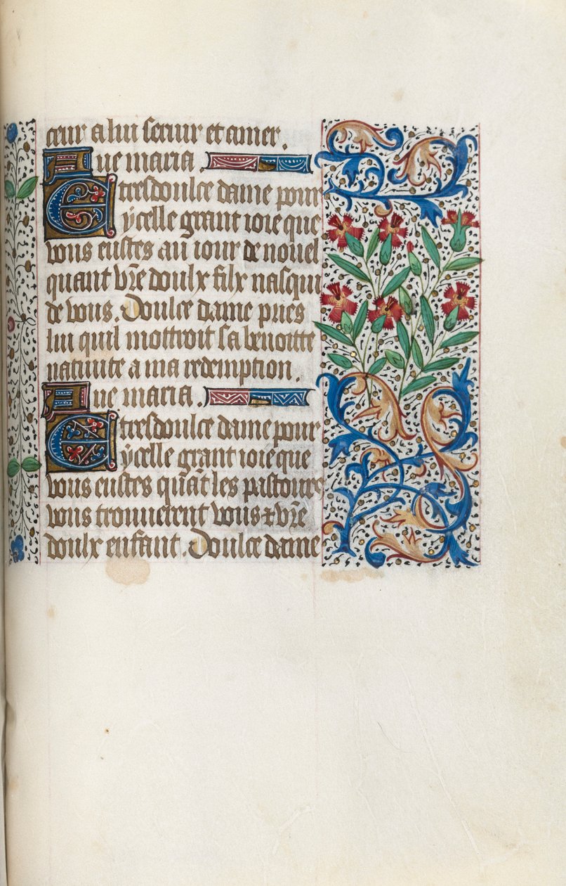 Órakönyv Rouen használata: fol. 148r, c. 1470. alkotó: Master of the Geneva Latini