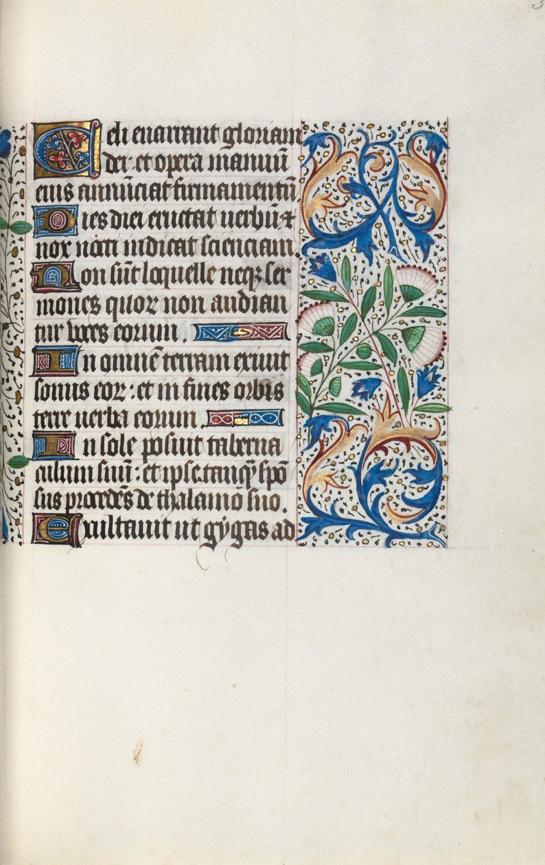 Órakönyv Rouen használata: fol. 32r, c. 1470. alkotó: Master of the Geneva Latini