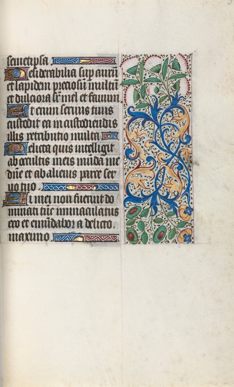 Órakönyv Rouen használata: fol. 33r, c. 1470. alkotó: Master of the Geneva Latini