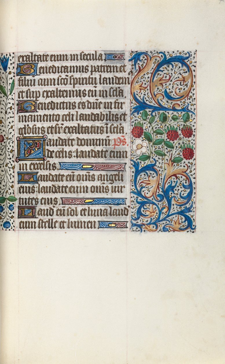 Órakönyv Rouen használata: fol. 44r, c. 1470. alkotó: Master of the Geneva Latini