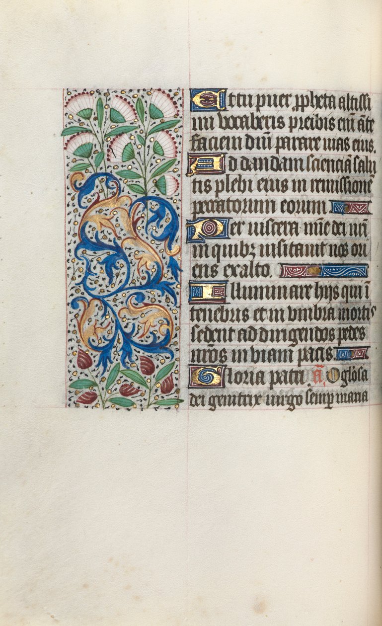 Órakönyv Rouen használata: fol. 48V, c. 1470. alkotó: Master of the Geneva Latini