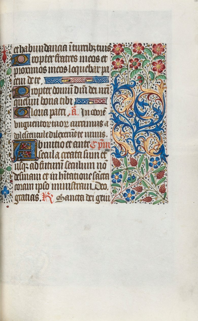 Órakönyv Rouen használata: fol. 63r, c. 1470. alkotó: Master of the Geneva Latini
