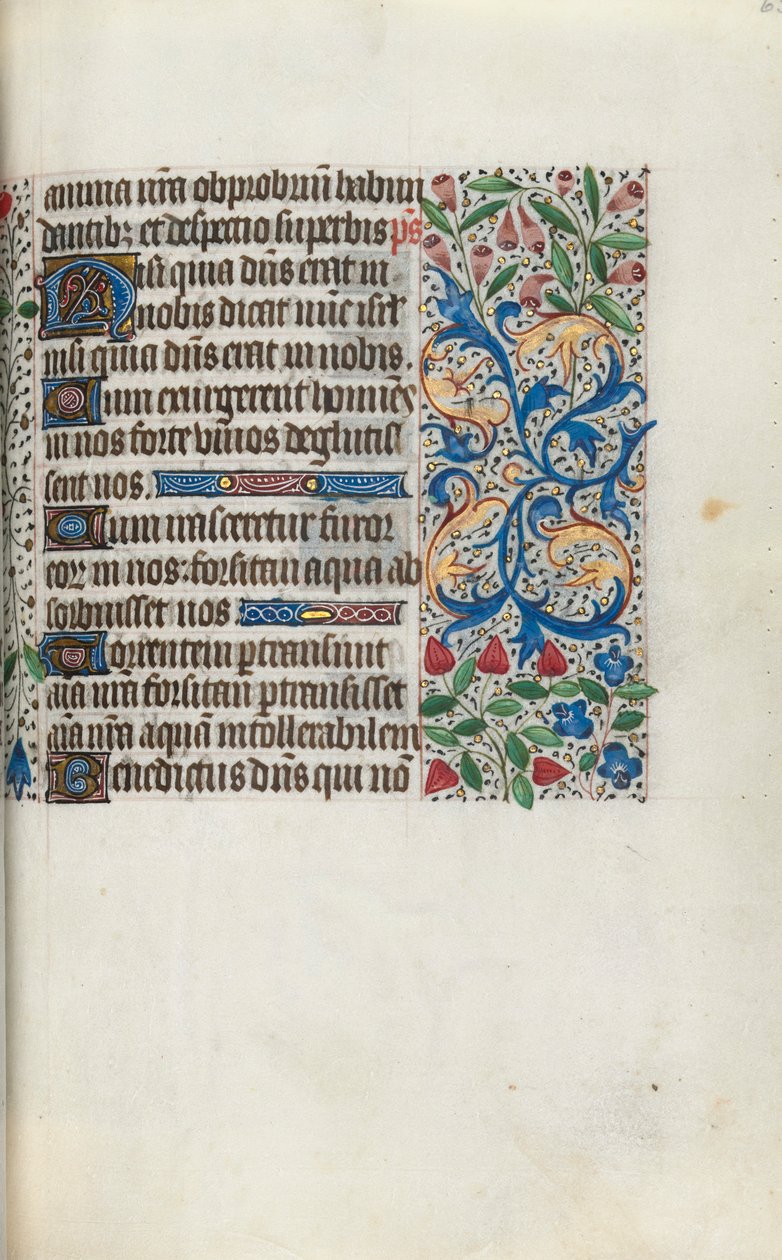Órakönyv Rouen használata: fol. 65r, c. 1470. alkotó: Master of the Geneva Latini