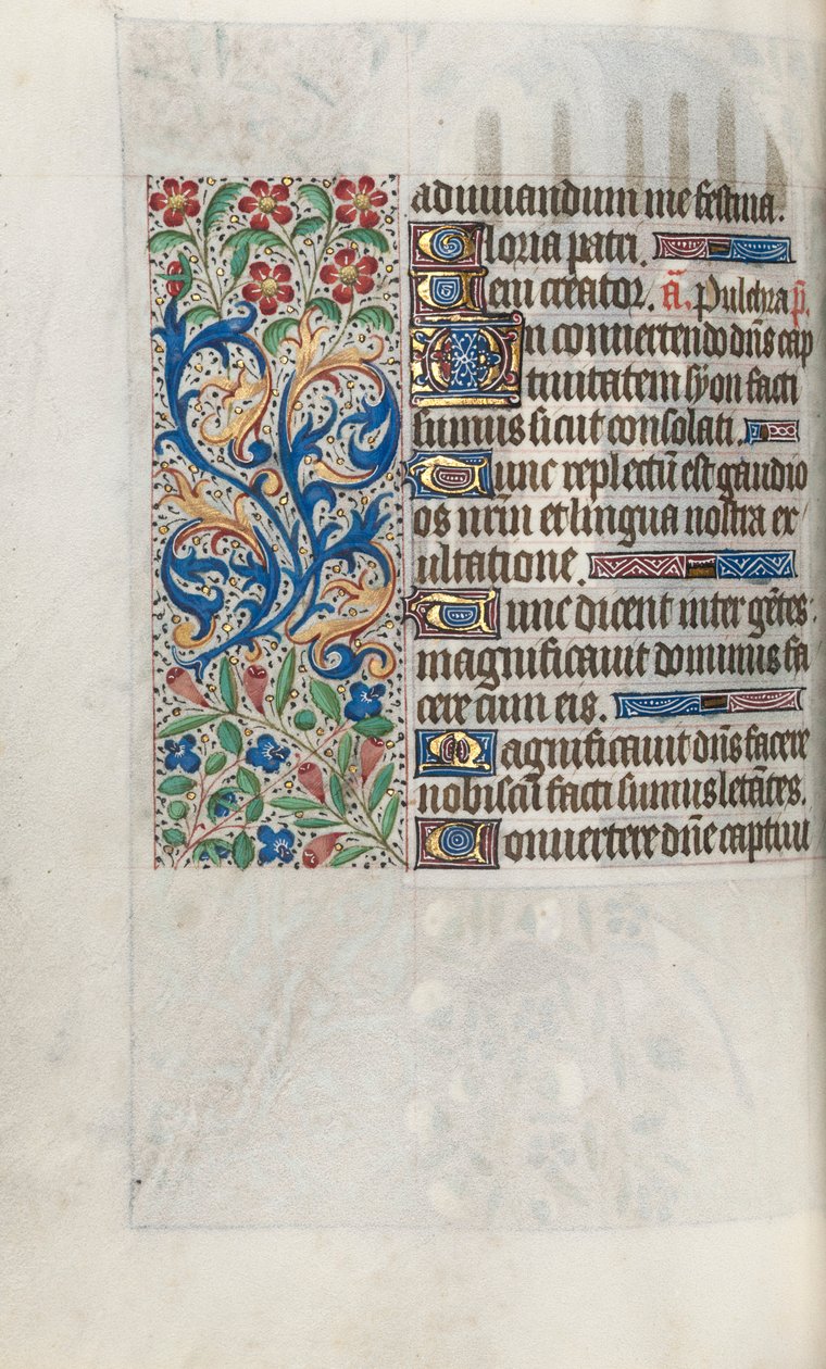 Órakönyv Rouen használata: fol. 67V, c. 1470. alkotó: Master of the Geneva Latini