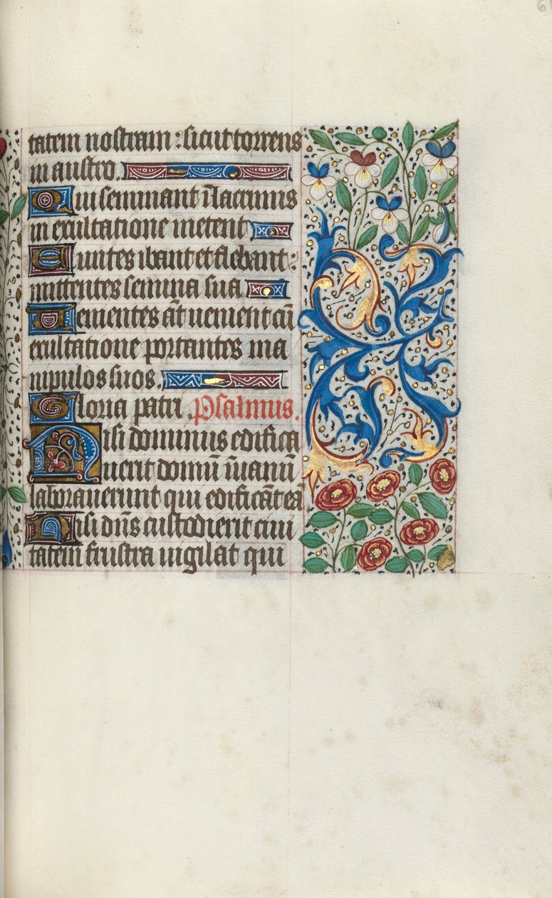 Órakönyv Rouen használata: fol. 68r, c. 1470. alkotó: Master of the Geneva Latini
