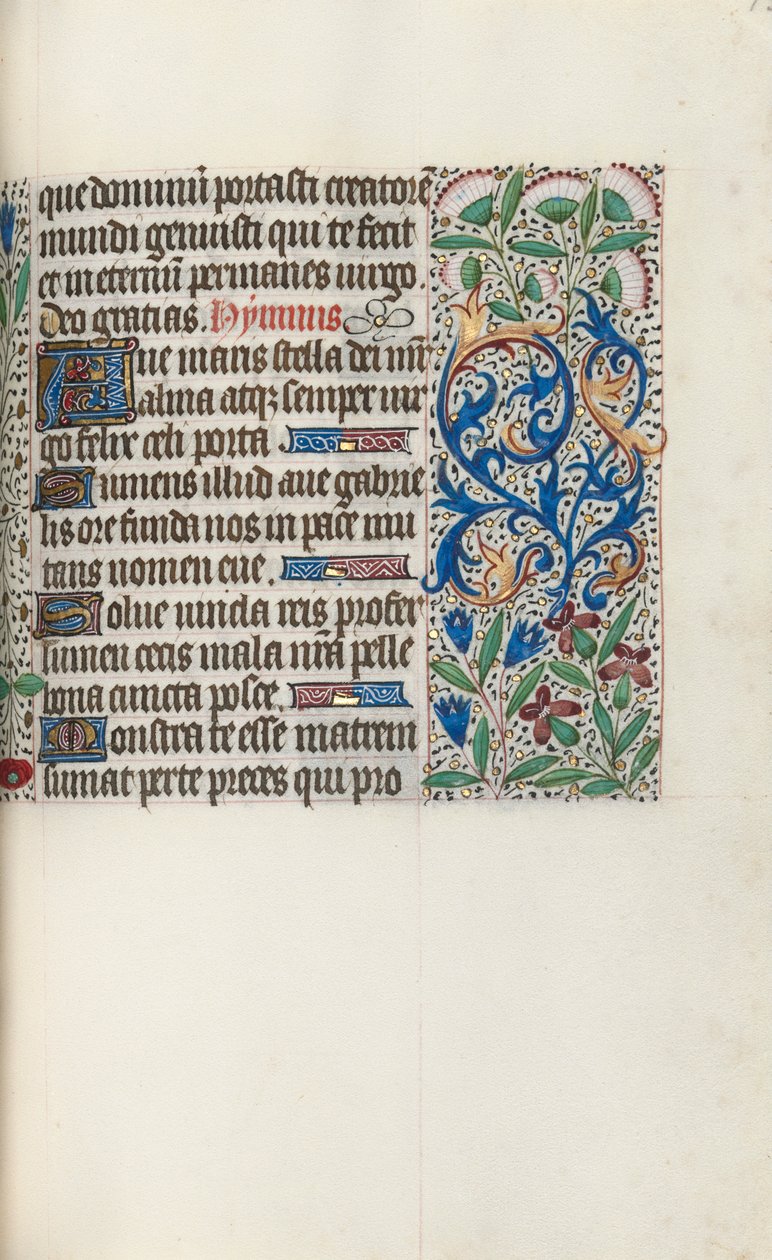 Órakönyv Rouen használata: fol. 73r, c. 1470. alkotó: Master of the Geneva Latini