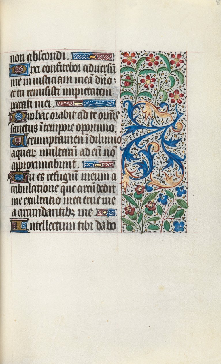 Órakönyv Rouen használata: fol. 82r, c. 1470. alkotó: Master of the Geneva Latini