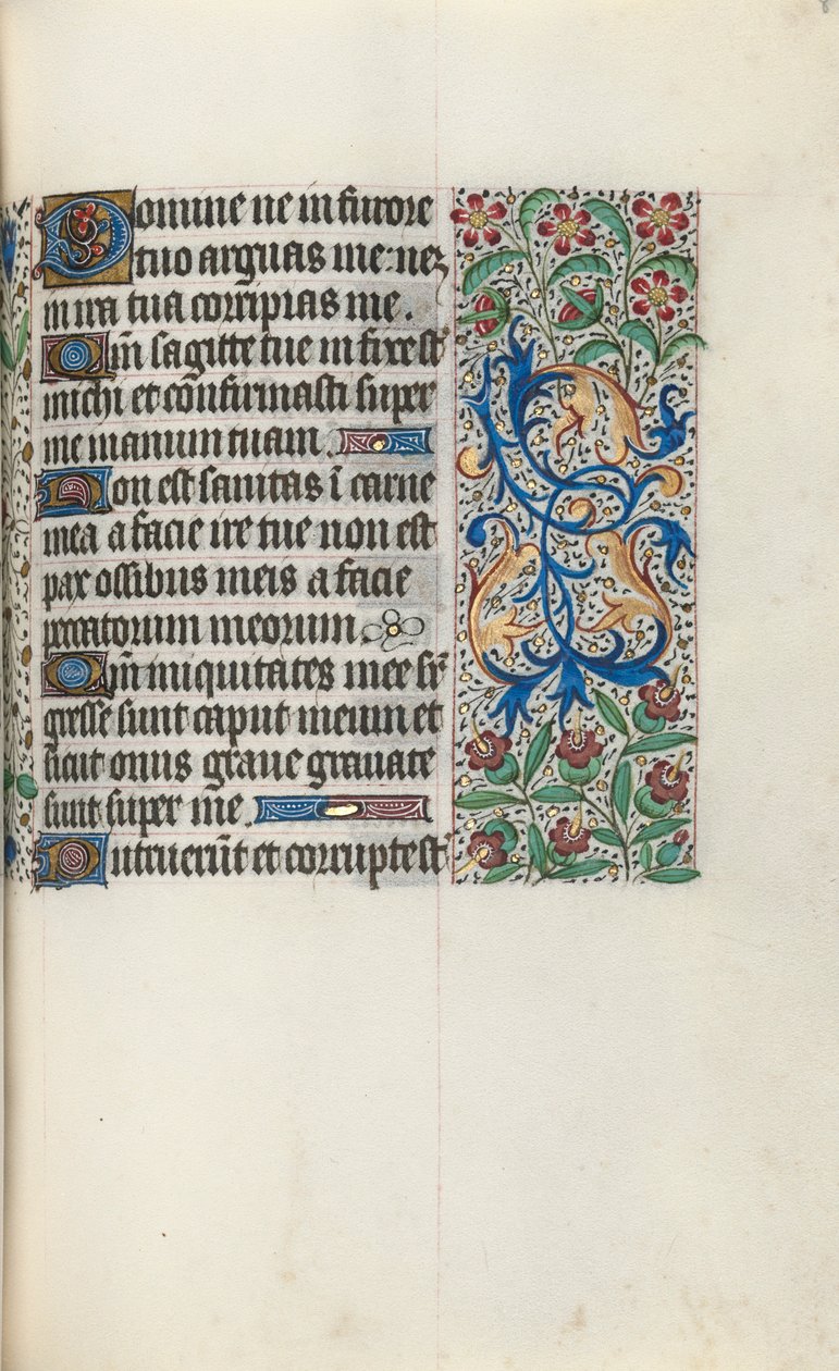 Órakönyv Rouen használata: fol. 83r, c. 1470. alkotó: Master of the Geneva Latini