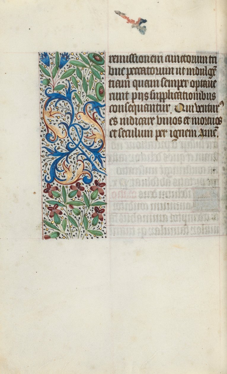 Órakönyv Rouen használata: fol. 96v, c. 1470. alkotó: Master of the Geneva Latini