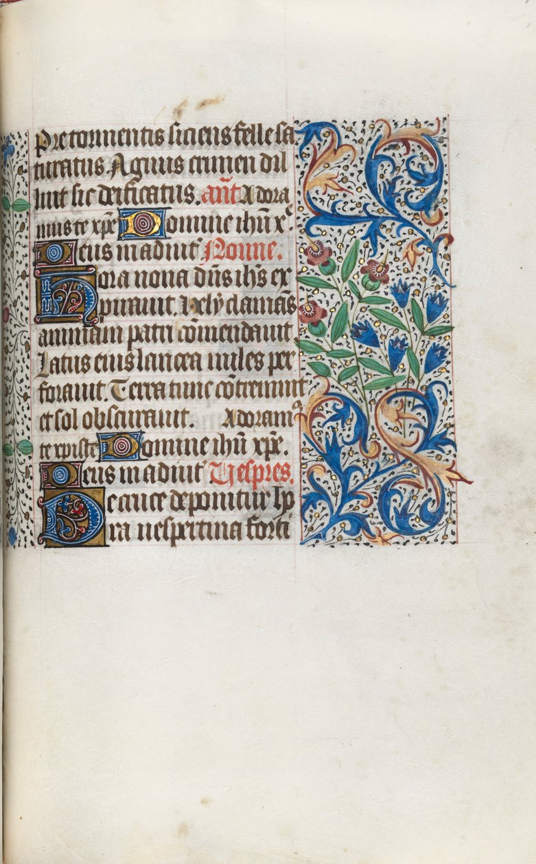 Órakönyv Rouen használata: fol. 98r, c. 1470. alkotó: Master of the Geneva Latini