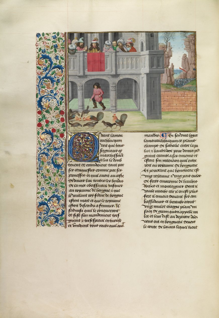 A tyúkok és a kukorica példázata alkotó: Master of the Getty Froissart