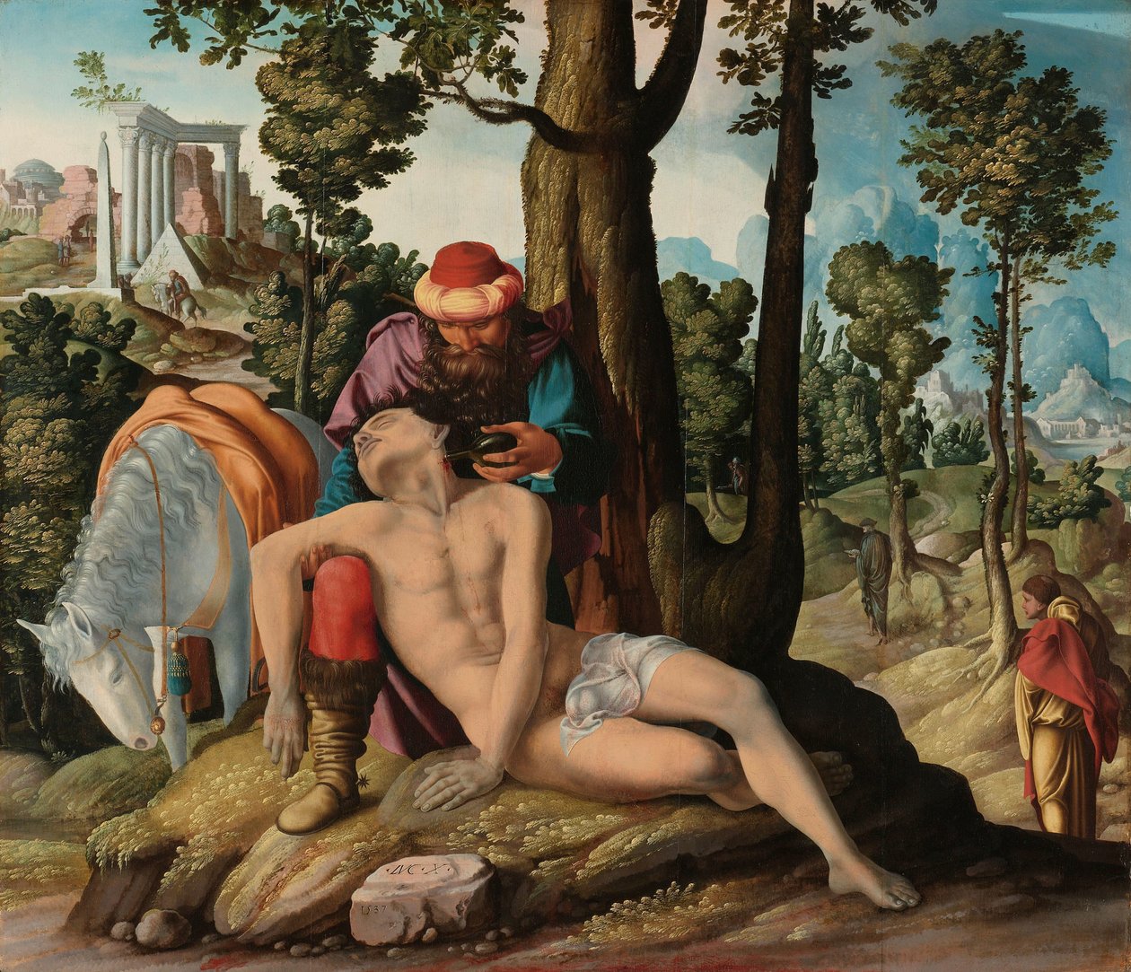 Az irgalmas szamaritánus alkotó: Master of the Good Samaritan