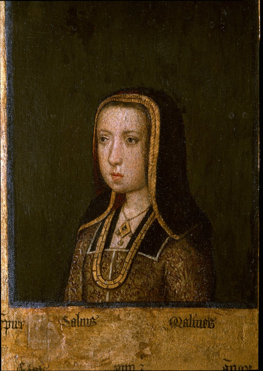 Ausztriai Margarita portréja, 1494-ben (festmény fára) alkotó: Master of the Guild of Saint George