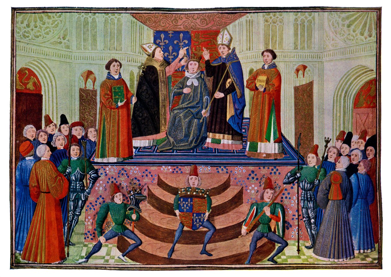 IV. Henrik koronázása, 1399 XV. század alkotó: Master of the Harley Froissart