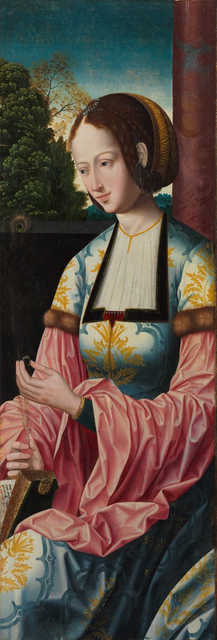 Szent Borbála, c. 1520. alkotó: Master of the Holy Blood