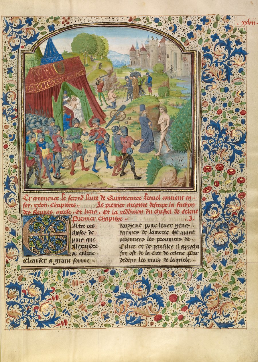 Sándor betegsége a Cydnus folyónál és Sisinnes halála alkotó: Master of the Jardin de vertueuse consolation