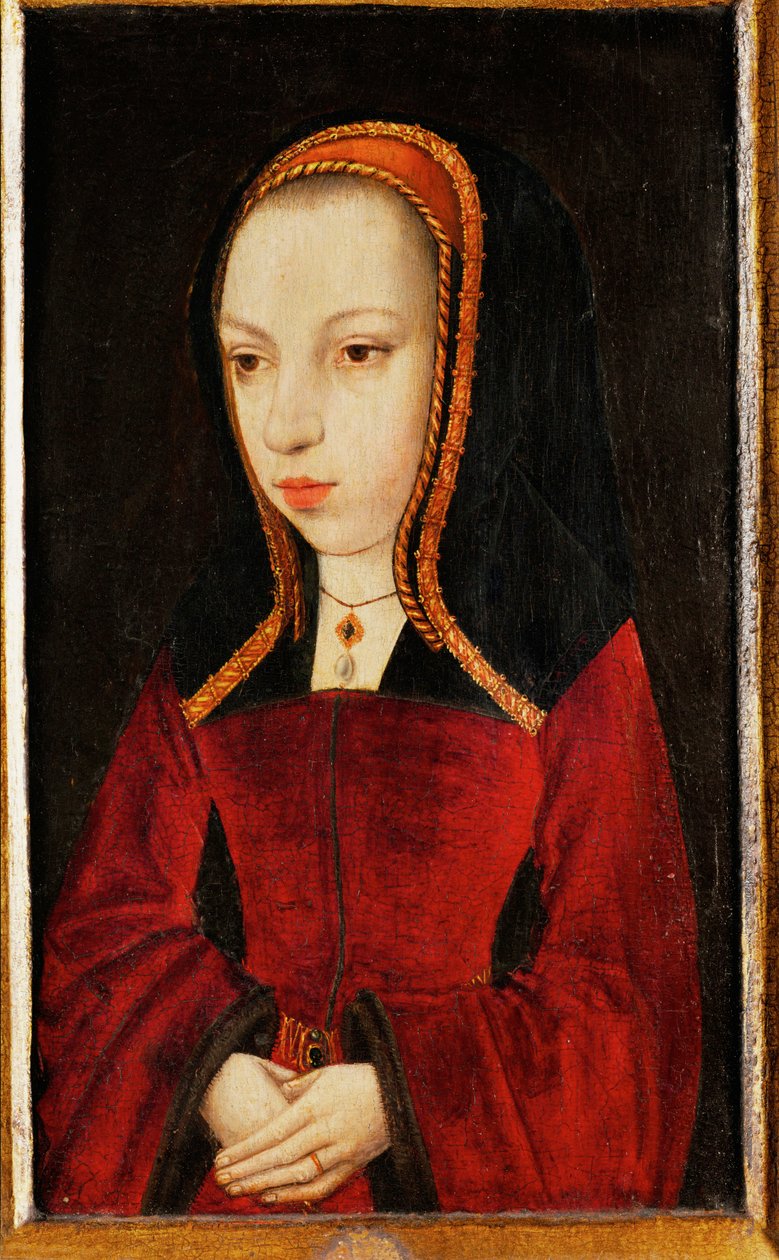 Margit osztrák főhercegnő, I. Maxilmilián császár lánya, Hollandia kormányzója ... alkotó: Master of the Legend of St.Priest