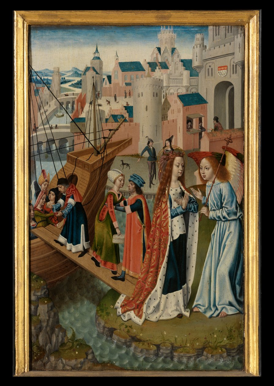 Panel a Szent Orsolya legendájából alkotó: Master of the Legend of St. Ursula