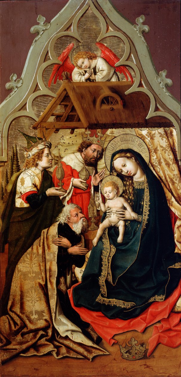 A mágusok imádása, c1440. alkotó: Master of the Lichtenstein Castle